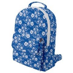 Background Blue Colors Flap Pocket Backpack (Small)