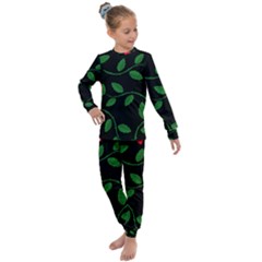 Roses Flowers Spring Flower Nature Kids  Long Sleeve Set 