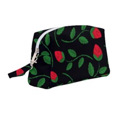 Roses Flowers Spring Flower Nature Wristlet Pouch Bag (medium)