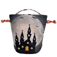 Halloween Illustration Decoration Drawstring Bucket Bag by Pakrebo