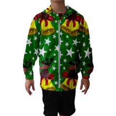 Illustration Background Paper Stars Kids  Hooded Windbreaker