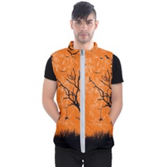 Halloween Illustration Decoration Men s Puffer Vest by Pakrebo