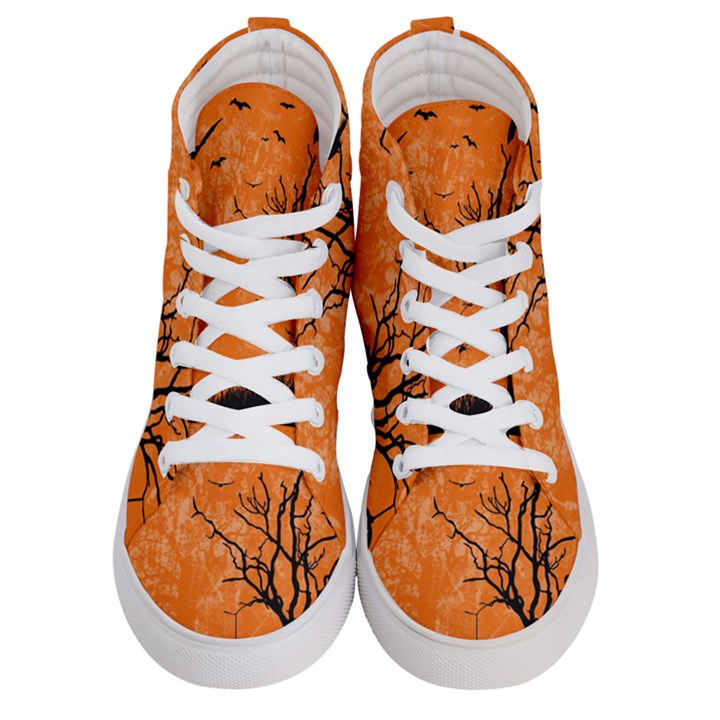 Halloween Illustration Decoration Men s Hi-Top Skate Sneakers