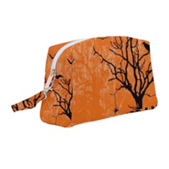 Halloween Illustration Decoration Wristlet Pouch Bag (medium)