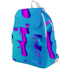 Liquid Abstract Modern Design Top Flap Backpack