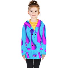 Liquid Abstract Modern Design Coat