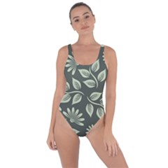 Flowers Pattern Spring Nature Bring Sexy Back Swimsuit by Pakrebo