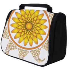 Rosette Model Ornament Braid Full Print Travel Pouch (big) by Pakrebo