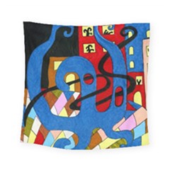 Creativeness Art Illustration Square Tapestry (small) by Pakrebo