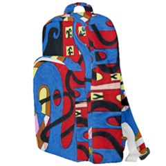 Creativeness Art Illustration Double Compartment Backpack