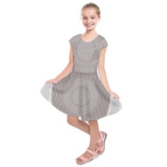 Certificate Rosette Diploma Design Kids  Short Sleeve Dress by Pakrebo