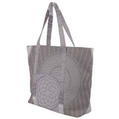 Certificate Rosette Diploma Design Zip Up Canvas Bag