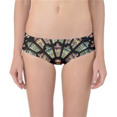 Church Window Rosette Glass Window Classic Bikini Bottoms by Pakrebo