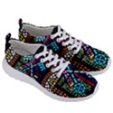 Mosaic Window Rosette Church Glass Men s Lightweight Sports Shoes View3