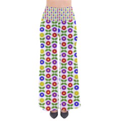 Flowers Colors Colorful Flowering So Vintage Palazzo Pants by Pakrebo