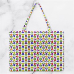 Flowers Colors Colorful Flowering Zipper Medium Tote Bag by Pakrebo