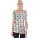 Flowers Colors Colorful Flowering Wide Neckline Tee View1