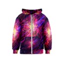 Abstract Cosmos Space Particle Kids  Zipper Hoodie View1