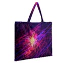 Abstract Cosmos Space Particle Zipper Large Tote Bag View2