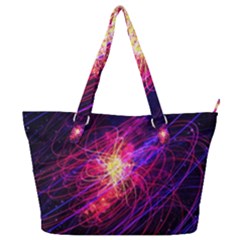 Abstract Cosmos Space Particle Full Print Shoulder Bag by Pakrebo