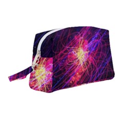 Abstract Cosmos Space Particle Wristlet Pouch Bag (medium)