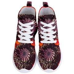 Ornamental Poppies Half Rosette Plant Women s Lightweight High Top Sneakers by Pakrebo