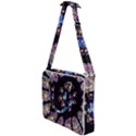 Rosette Stained Glass Window Church Cross Body Office Bag View1