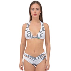 Theranos Logo Double Strap Halter Bikini Set by milliahood