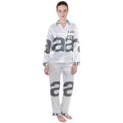 Theranos Logo Satin Long Sleeve Pyjamas Set