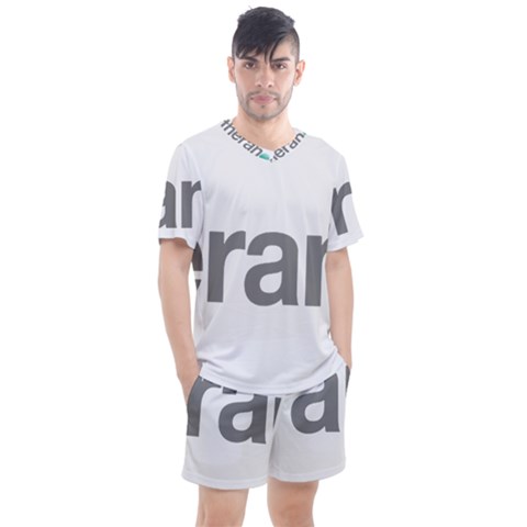 Theranos Logo Men s Mesh Tee And Shorts Set by milliahood