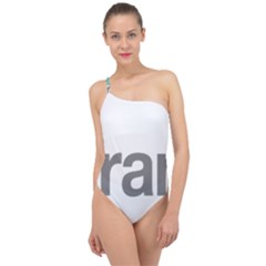 Theranos Logo Classic One Shoulder Swimsuit by milliahood