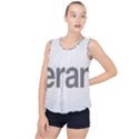 Theranos Logo Bubble Hem Chiffon Tank Top View1