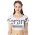 Theranos Logo Short Sleeve Crop Top View1