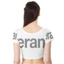 Theranos Logo Short Sleeve Crop Top View2