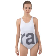 Theranos Logo Cut-out Back One Piece Swimsuit by milliahood