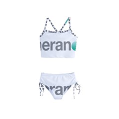 Theranos Logo Girls  Tankini Swimsuit