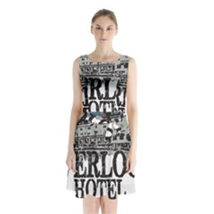 The Overlook Hotel Merch Sleeveless Waist Tie Chiffon Dress by milliahood