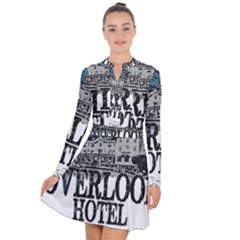 The Overlook Hotel Merch Long Sleeve Panel Dress by milliahood