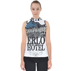 The Overlook Hotel Merch Mock Neck Shell Top by milliahood