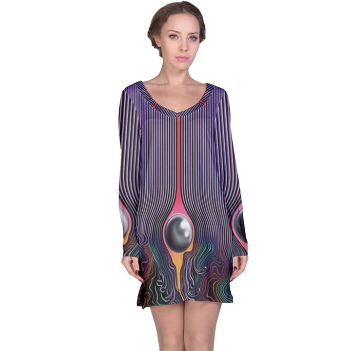 Tame Impala Long Sleeve Nightdress