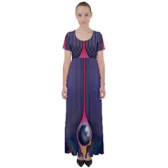 Tame Impala High Waist Short Sleeve Maxi Dress by milliahood