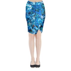 Tropic Midi Wrap Pencil Skirt by WILLBIRDWELL