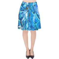 Tropic Velvet High Waist Skirt by WILLBIRDWELL