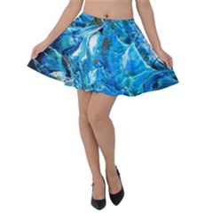 Tropic Velvet Skater Skirt