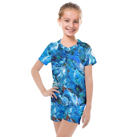 Tropic Kids  Mesh Tee And Shorts Set by WILLBIRDWELL