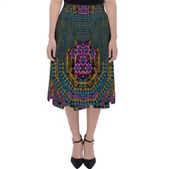 The  Only Way To Freedom And Dignity Ornate Classic Midi Skirt by pepitasart