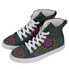 The  Only Way To Freedom And Dignity Ornate Women s Hi-top Skate Sneakers by pepitasart