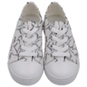 Katsushika Hokusai, Egrets from quick lessons in simplified drawing Kids  Low Top Canvas Sneakers View1