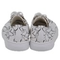 Katsushika Hokusai, Egrets from quick lessons in simplified drawing Kids  Low Top Canvas Sneakers View4