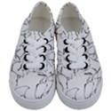 Katsushika Hokusai, Egrets from quick lessons in simplified drawing Kids  Classic Low Top Sneakers View1